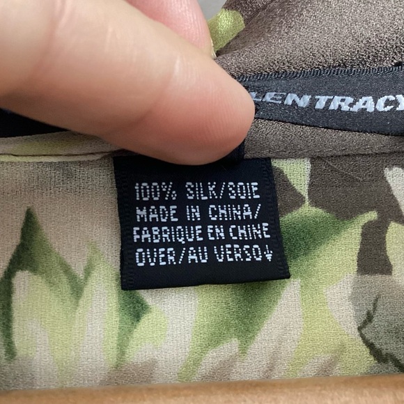 Floral Romantic Blouse Classy Office Elegant - Picture 15 of 16